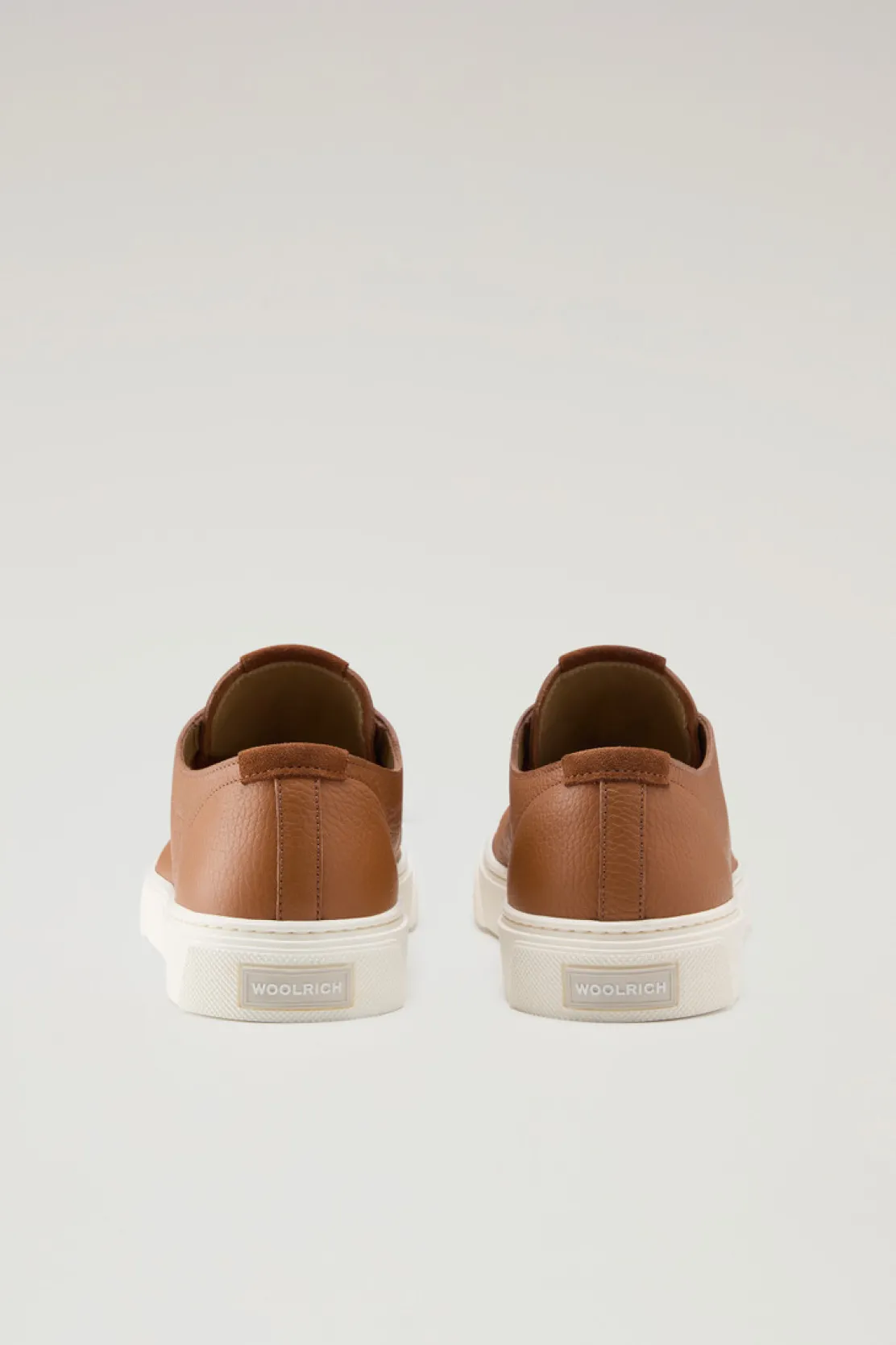 Sneakers>Woolrich Sneakers Cloud Court In Pelle Bottalata Cognac