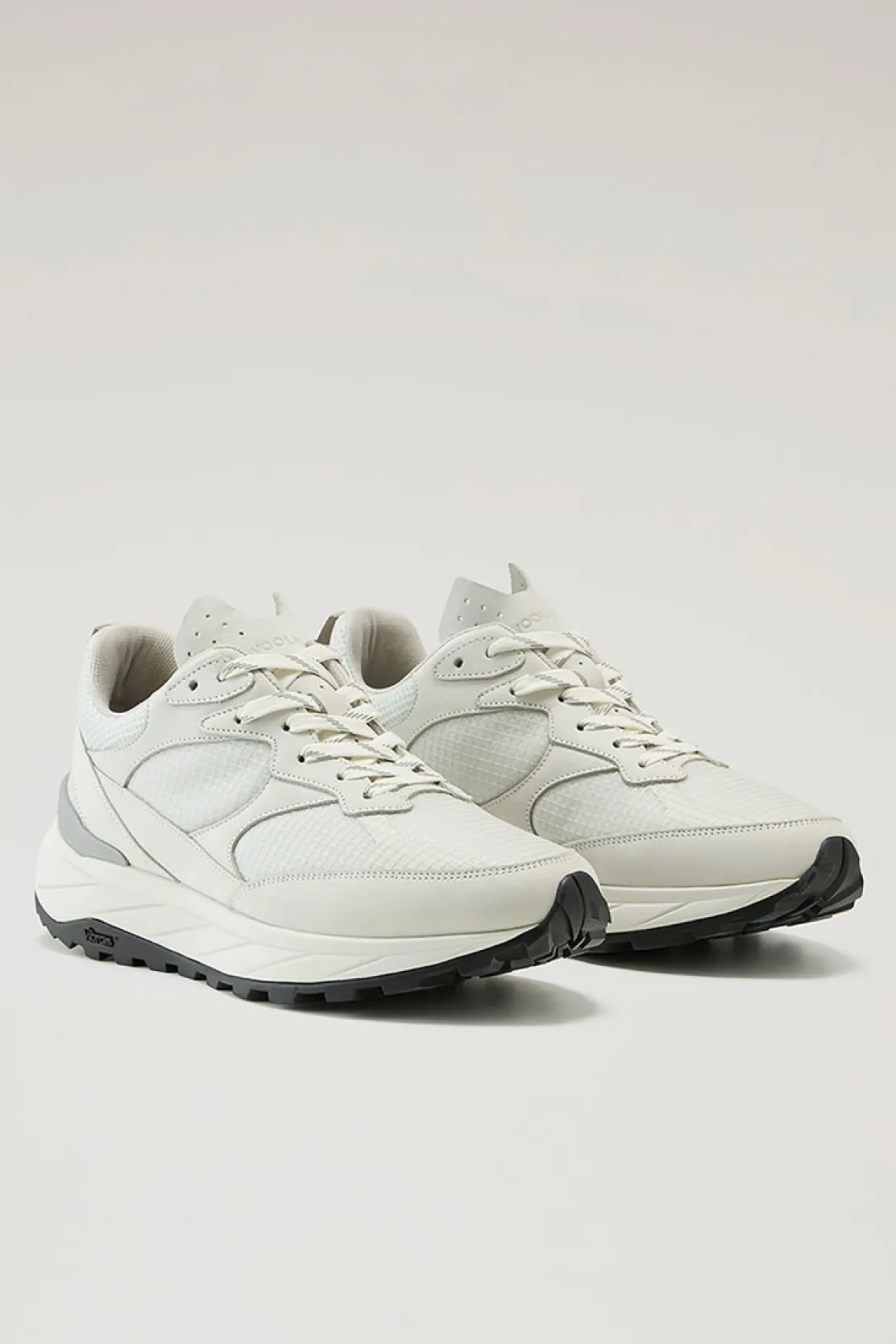 Sneakers>Woolrich Sneakers Running In Tessuto Ripstop White Off White