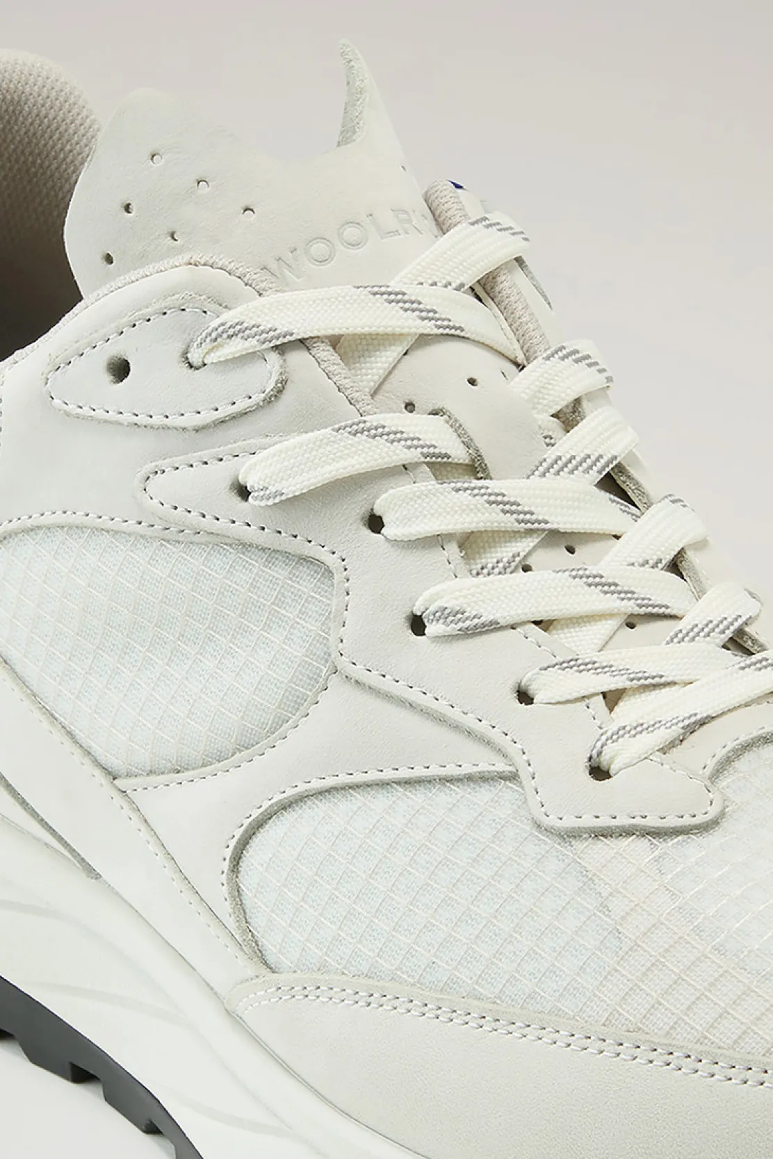 Sneakers>Woolrich Sneakers Running In Tessuto Ripstop White Off White