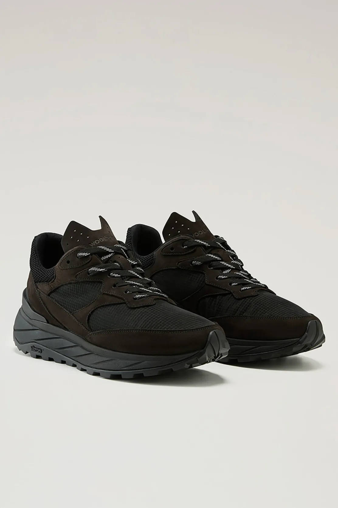 Sneakers>Woolrich Sneakers Running In Tessuto Ripstop Black Black