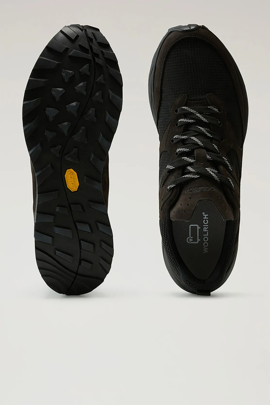 Sneakers>Woolrich Sneakers Running In Tessuto Ripstop Black Black