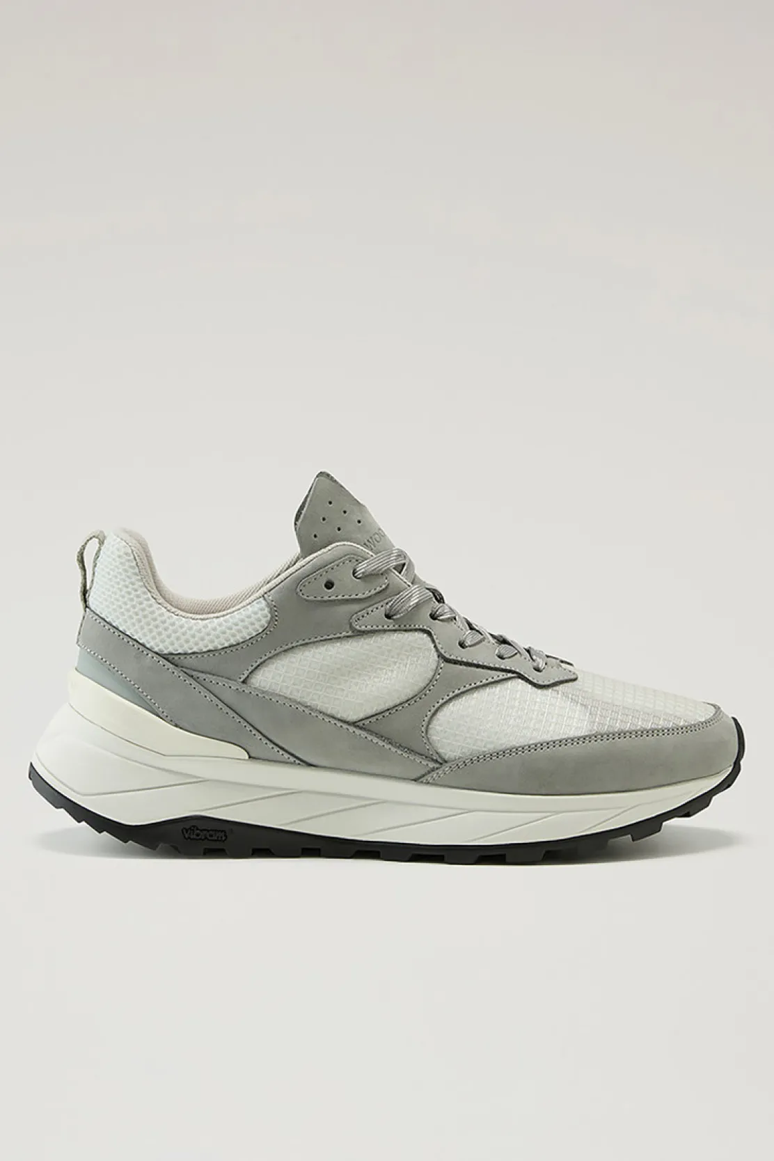 Sneakers>Woolrich Sneakers Running In Tessuto Ripstop Grey Off White