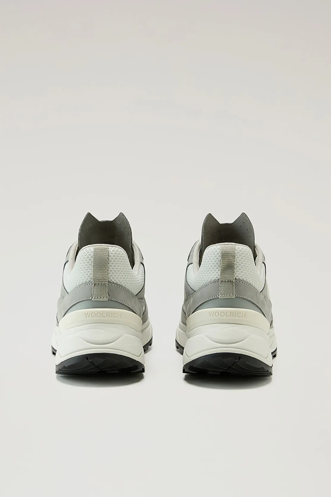 Sneakers>Woolrich Sneakers Running In Tessuto Ripstop Grey Off White