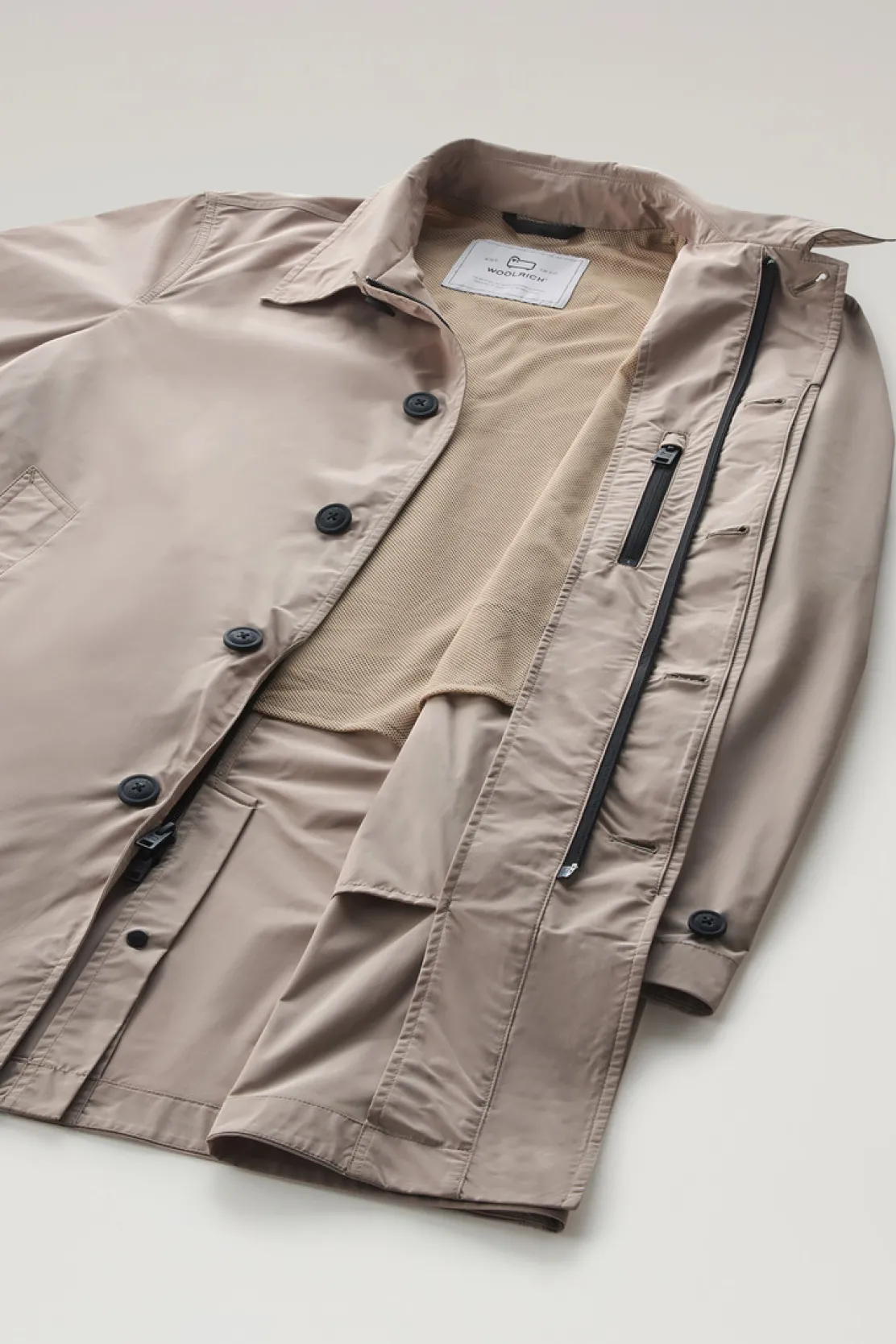 Cappotti>Woolrich Soprabito New City In Urban Touch Rope