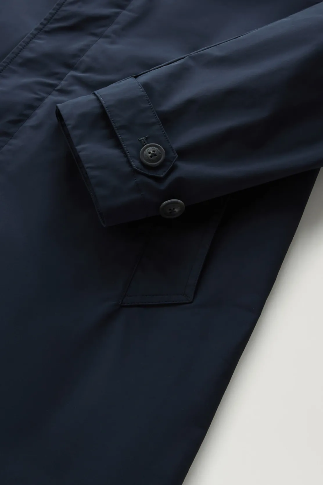 Cappotti>Woolrich Soprabito New City In Urban Touch Melton Blue