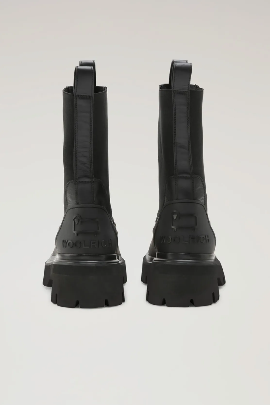 Anfibi>Woolrich Stivaletti Chelsea Con Suola A Carro Armato Black Black