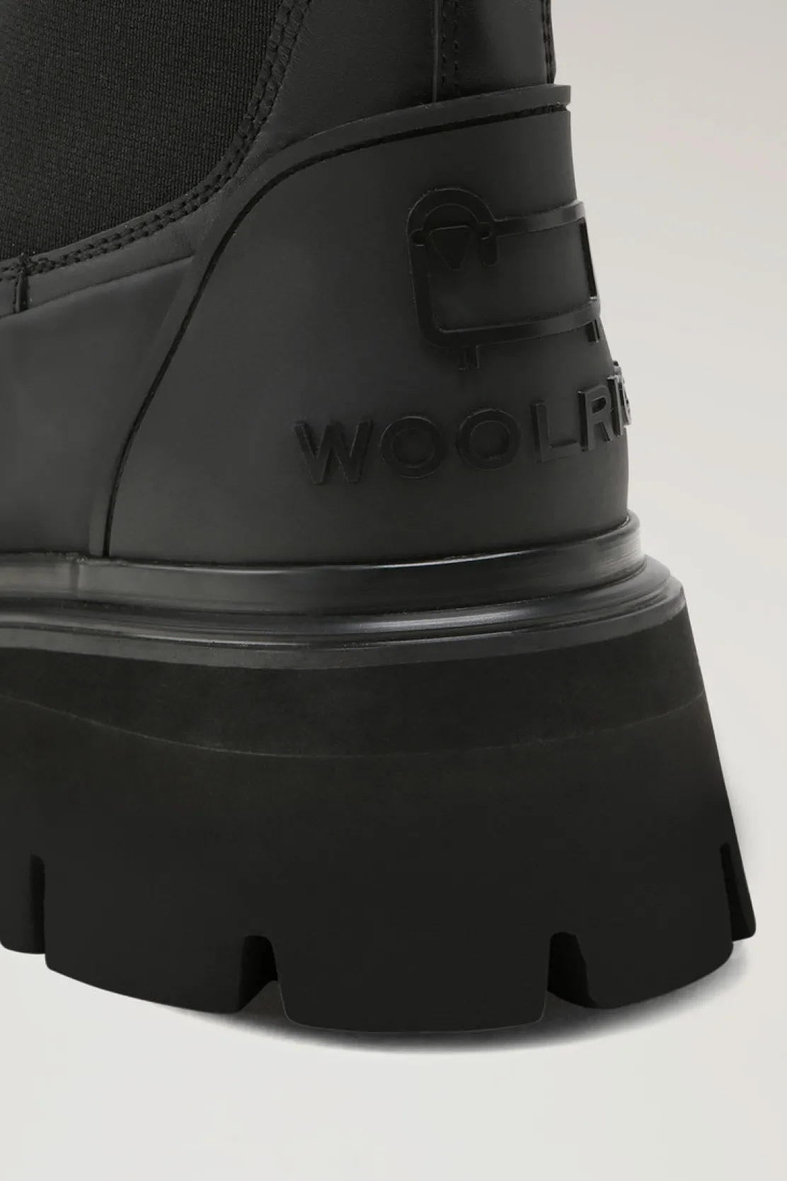 Anfibi>Woolrich Stivaletti Chelsea Con Suola A Carro Armato Black Black