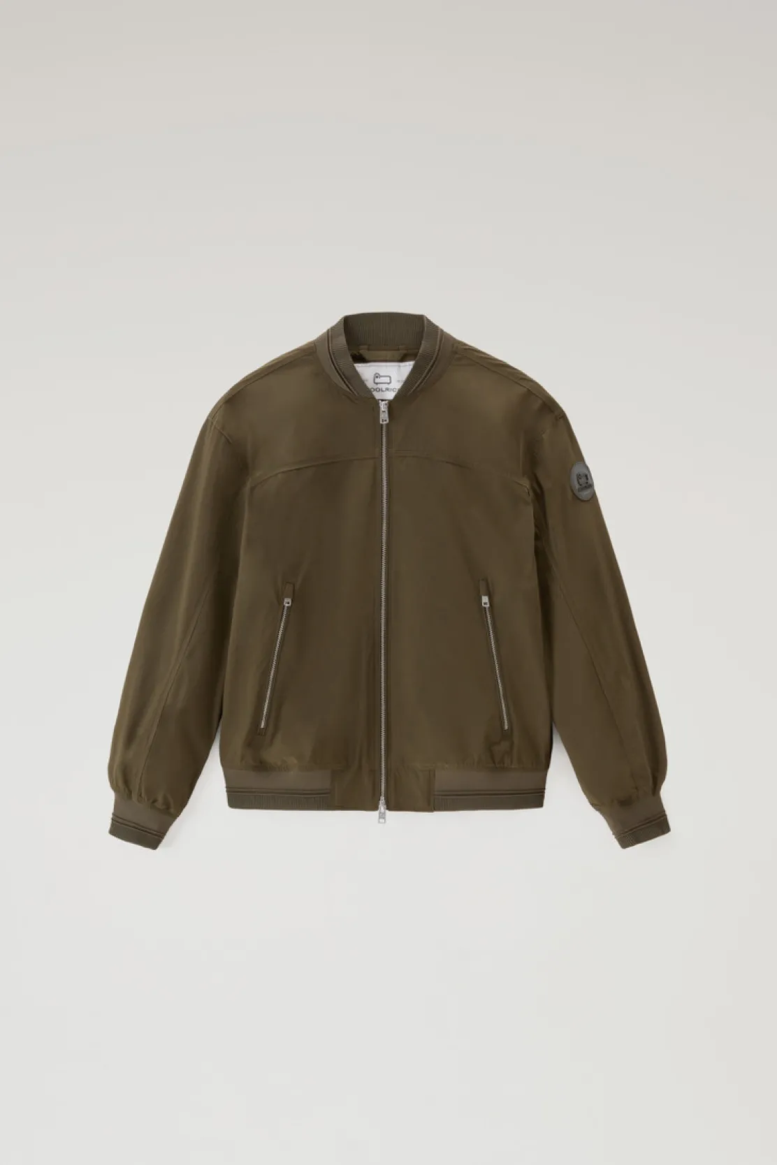 Bomber|Giacche>Woolrich Summer Bomber In Urban Touch Dark Green
