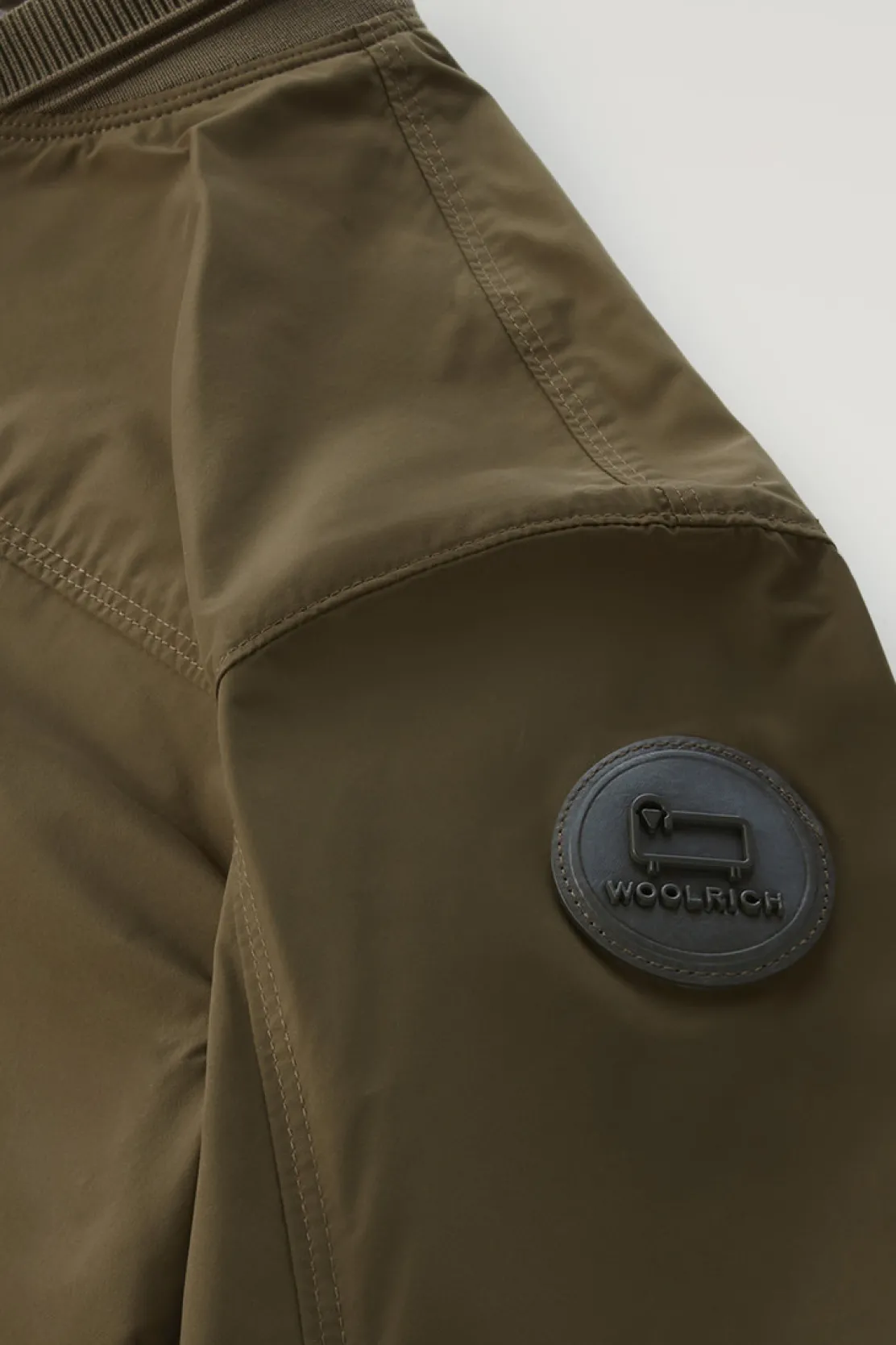 Bomber|Giacche>Woolrich Summer Bomber In Urban Touch Dark Green