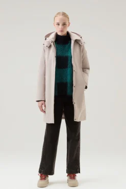 Cappotti|Impermeabili>Woolrich Trench Firth In Tech SoftShell Light Taupe