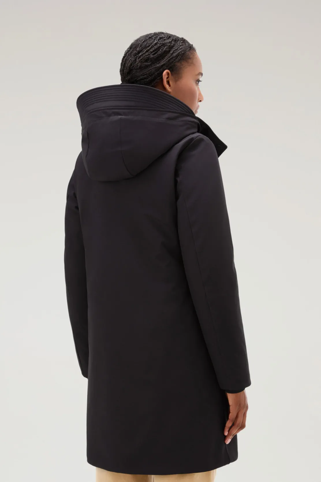 Cappotti|Impermeabili>Woolrich Trench Firth In Tech SoftShell Black