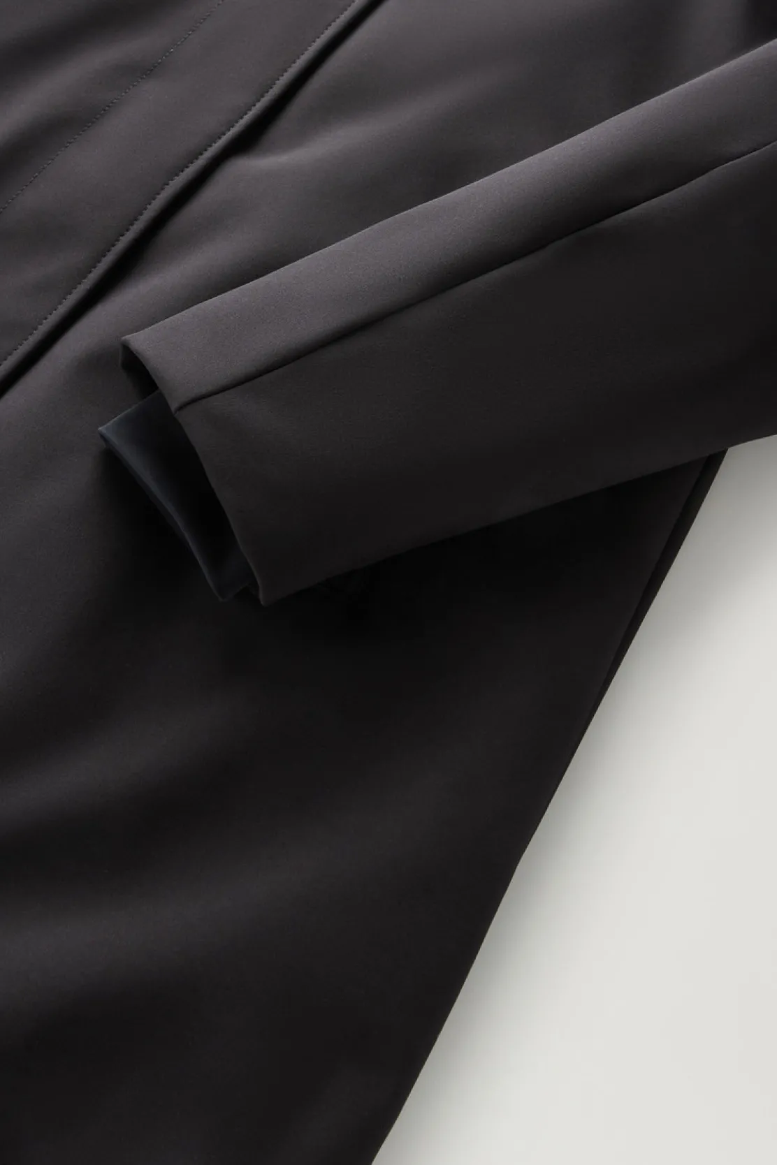 Cappotti|Impermeabili>Woolrich Trench Firth In Tech SoftShell Black