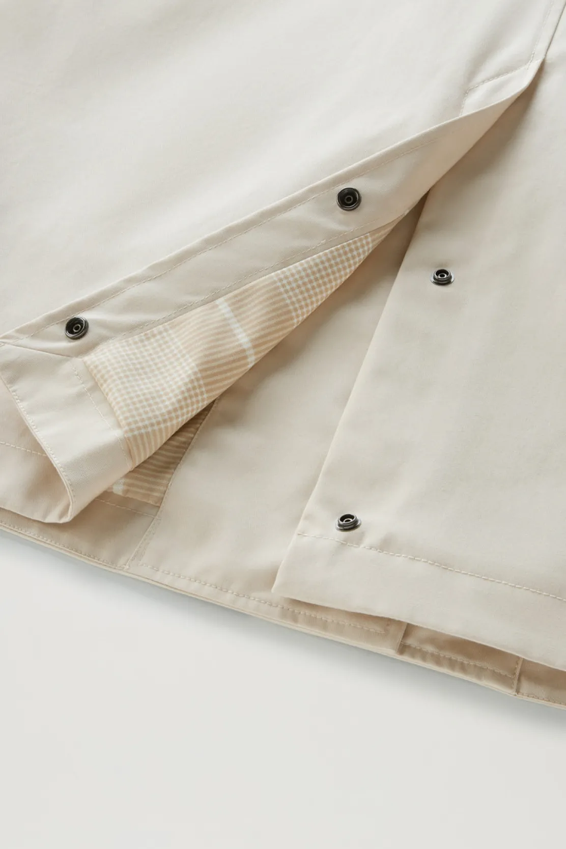 Cappotti>Woolrich Trench Havice In Best Cotton Light Oak