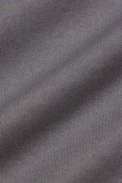 Outdoor Label Designed in Japan|T-shirt>Woolrich T-shirt In COOLMAX Con Logo Ricamato Ash