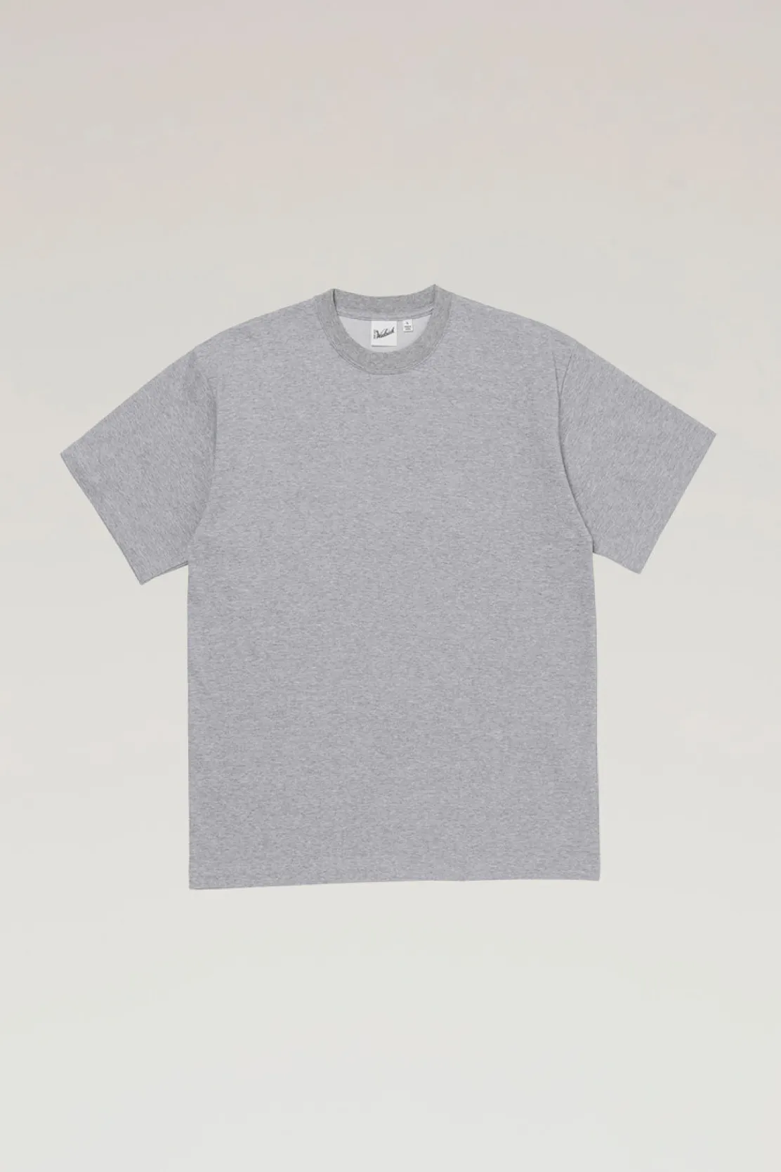 Outdoor Label Designed in Japan|T-shirt>Woolrich T-shirt In COOLMAX Con Stampa Grey