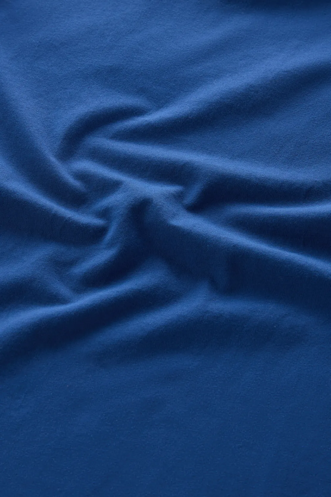 T-shirt e polo>Woolrich T-shirt In Puro Cotone Con Logo Ricamato Twilight Blue
