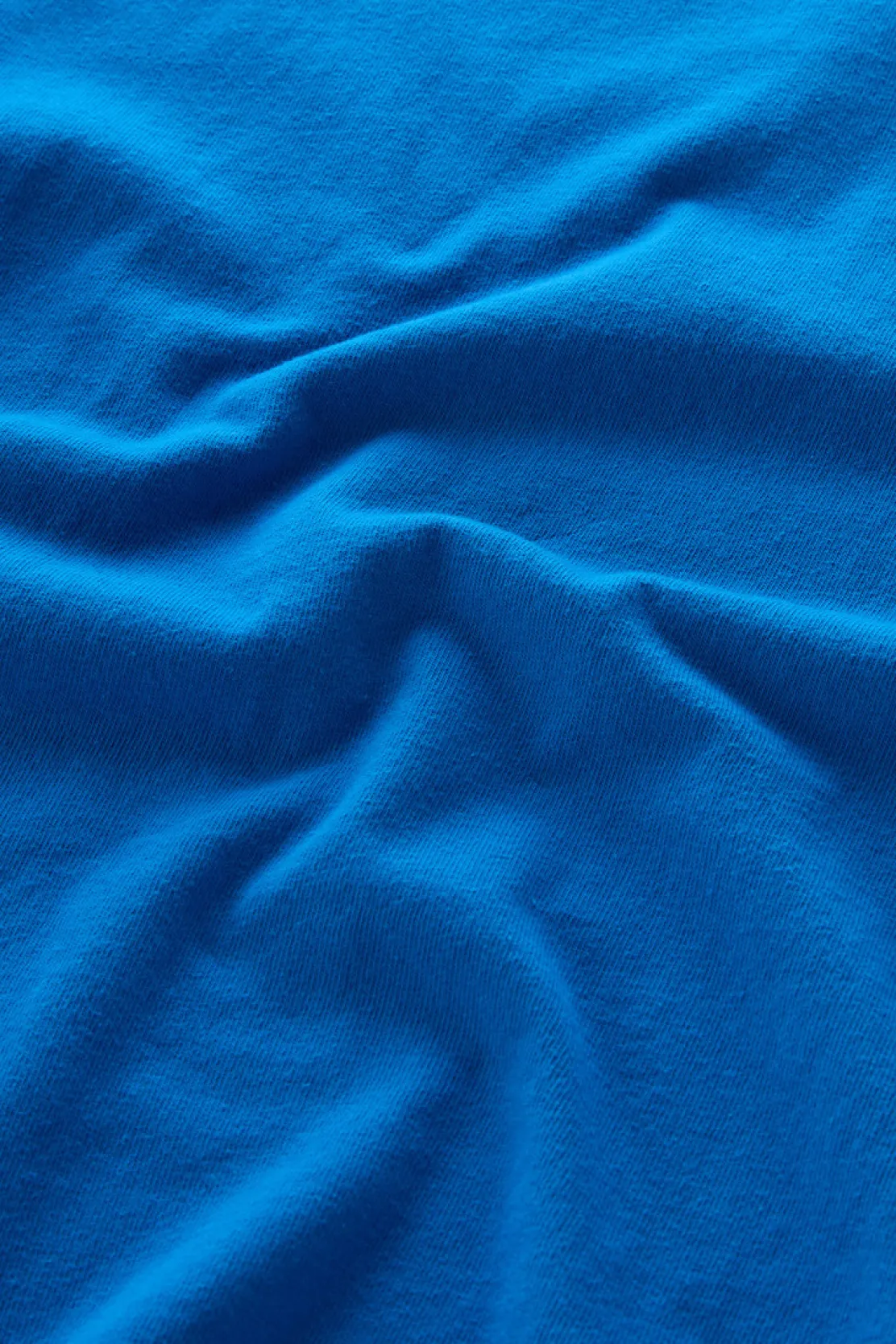 T-shirt>Woolrich T-shirt In Puro Cotone Con Stampa Trail Snorkel Blue