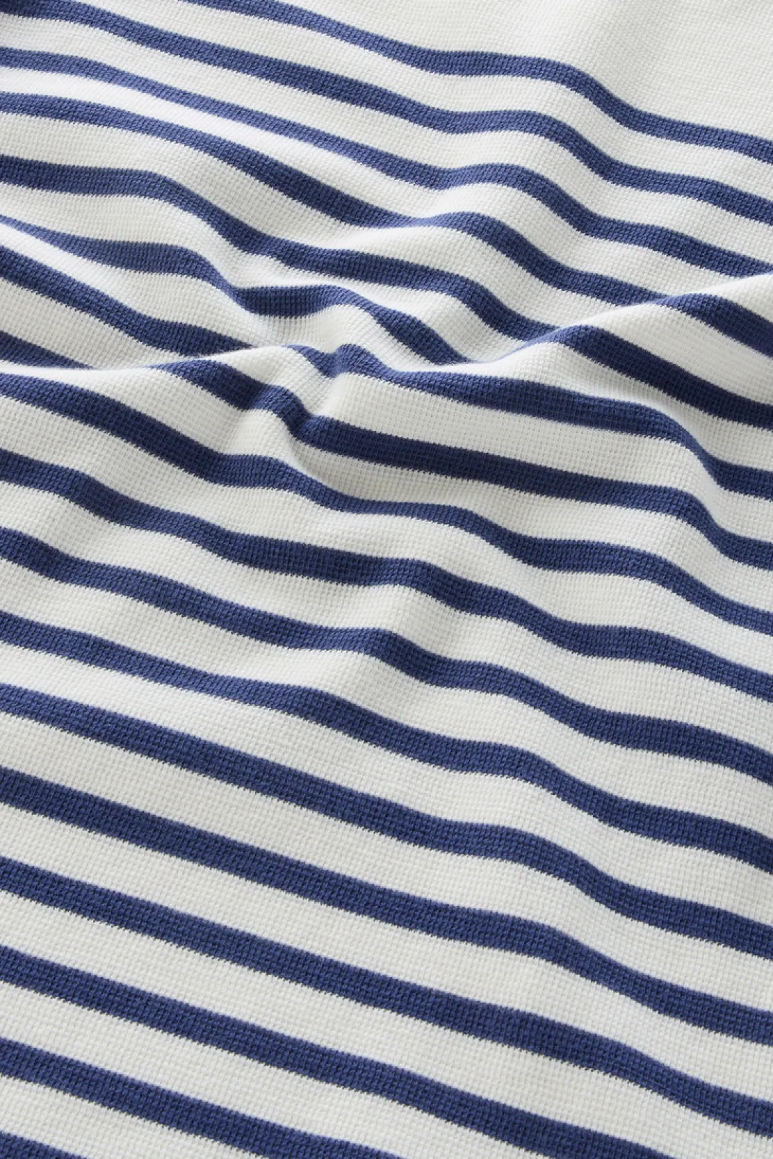 T-shirt e polo>Woolrich T-shirt Serafino In Puro Cotone A Righe Twilight Blue Stripe