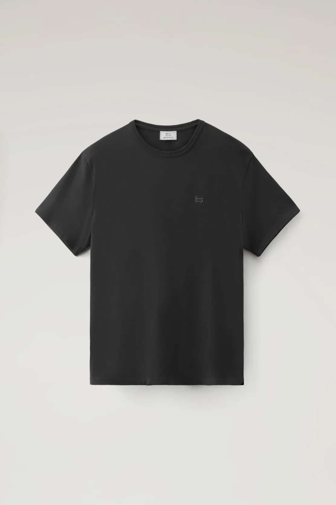T-shirt>Woolrich T-shirt Sheep In Puro Cotone Black