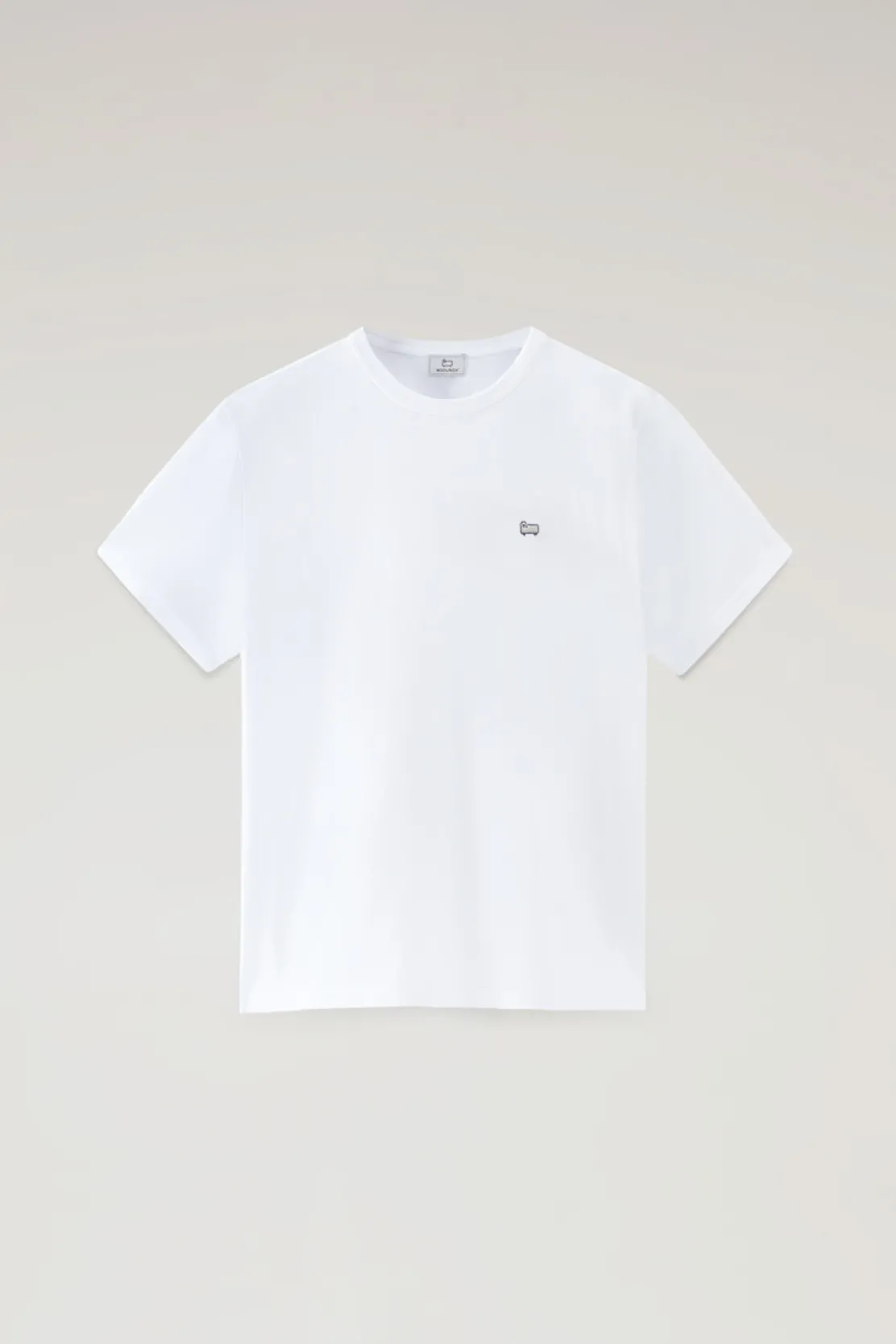 T-shirt>Woolrich T-shirt Sheep In Puro Cotone Bright White