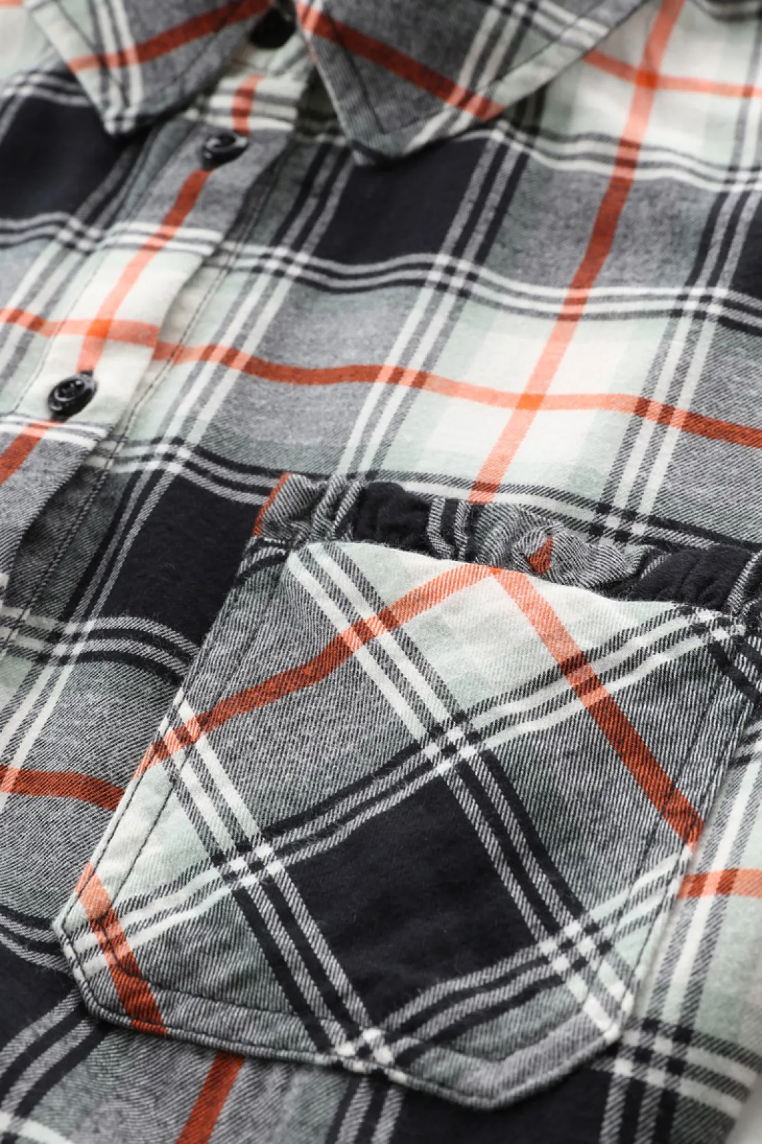 Vestiti e gonne>Woolrich Vestito A Quadri In Flanella Flame Black Check