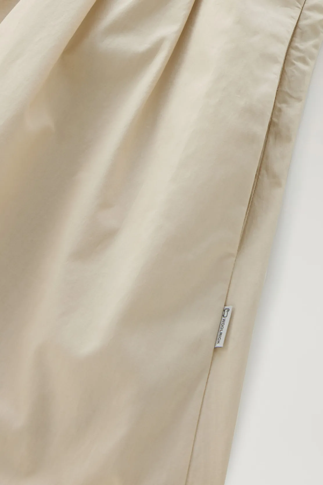 Vestiti e gonne>Woolrich Vestito Corto In Popeline Di Puro Cotone Light Oak